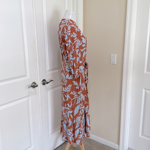 NWOT Hobbs London Magda Full Button 3/4 Sleeve Waist Tie Shirt Dress Size 10 - Picture 7 of 14